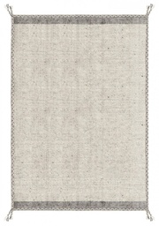 [S-B0601541] Tappeto Chathu Beige 160x230 - Lana e Cotone, 2.450 gr/m2