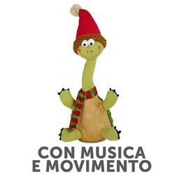 [S-V9149210000] Tartaruga Musicale Collo Lungo - 19 x 18 x 35,5 cm