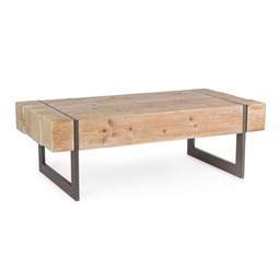 [S-B0740297] Tavolino industriale Garrett in legno - 120x60x40 cm
