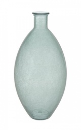 [S-B0202537] Vaso in Vetro Verde Mare h59