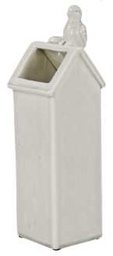 [S-V9121530000] Vaso Casetta Uccellino Grande - 13 x 13 x 43 cm