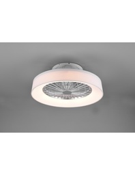 [S-TRIOR62662101] Ventilatore Moderno Luce Led 30w Dimmerabile Farsund Bianco