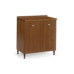 [S-A10472] Base per cucina colore Noce Antico Cm 80x50xH 85 con 2 ante