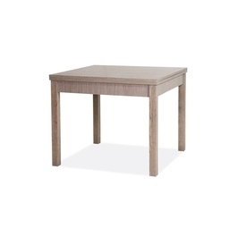 [S-A10120] Tavolo da pranzo Olmo apribile a libro in legno nobilitato cm 90x90/180