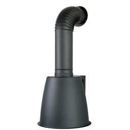 [SA-ART895349] Cappa aspirante in acciaio inox brunito Ø49x40,5 cm