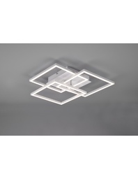 [SA-TRIOR62883131] Plafoniera Bianca 3 Quadrati Orientabili Led Dimmer