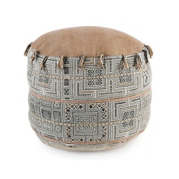 [SA-B0720094] Pouf in cotone stile etnico TILAK Desert 50x35 cm