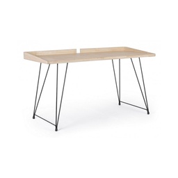 [SA-B0740445] Scrivania vintage in legno e metallo District - 142x61x78 cm