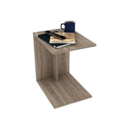 [SA-FZ84885] Tavolino panchina a C per salotto colore quercia 35x45xh.62 cm